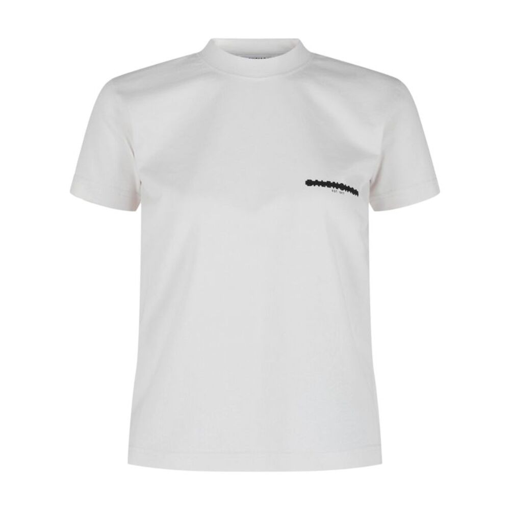 Balenciaga 1917 Strike Print Small-Fit T-Shirt White Womens